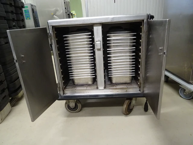 Verrijdbare inox warmhoudkast köhler - afbeelding 4 van  5