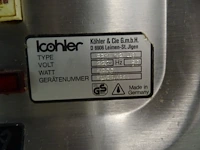 Verrijdbare inox warmhoudkast köhler - afbeelding 5 van  5