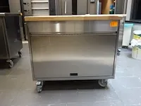 Verrijdbare inox werktafel - afbeelding 1 van  3