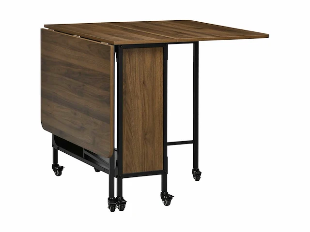 Verrijdbare klaptafel - 2 opklapbare oppervlakken - afbeelding 7 van  9