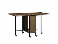 Verrijdbare klaptafel - 2 opklapbare oppervlakken - afbeelding 8 van  9