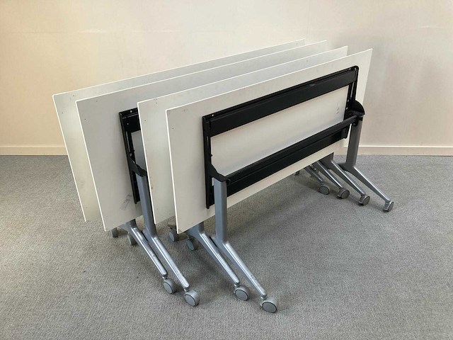 Verrijdbare klaptafel - tafel (2x) - afbeelding 2 van  14