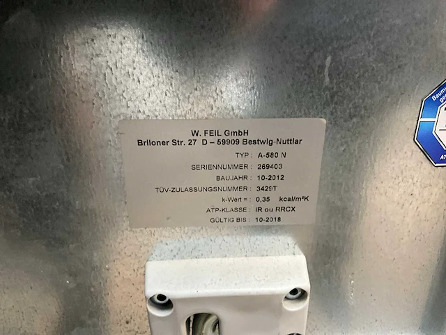 Verrijdbare koelbox/rolcontainer feil a-580 n - afbeelding 4 van  7
