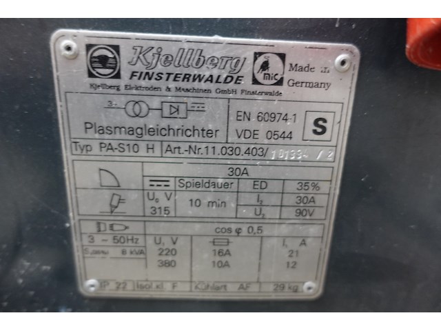 Verrijdbare laspost kjellberg - afbeelding 3 van  3