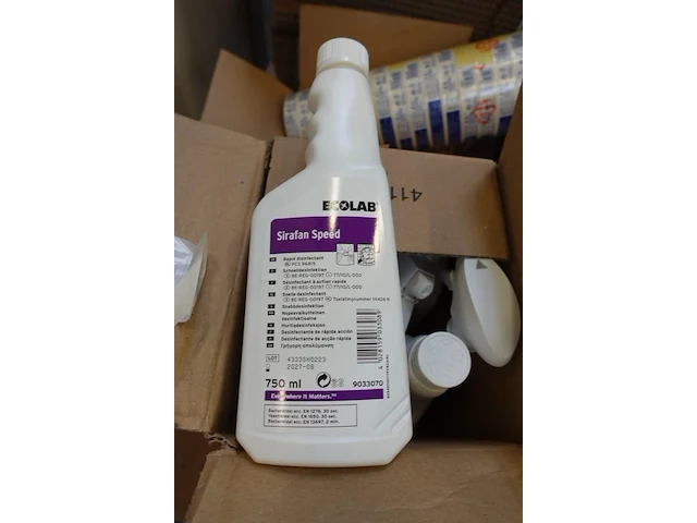 Verrijdbare magazijnkar + inhoud verpakkingsmaterialen - afbeelding 4 van  8