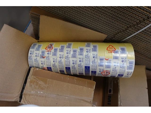 Verrijdbare magazijnkar + inhoud verpakkingsmaterialen - afbeelding 5 van  8