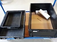 Verrijdbare magazijnkar + inhoud - afbeelding 4 van  4