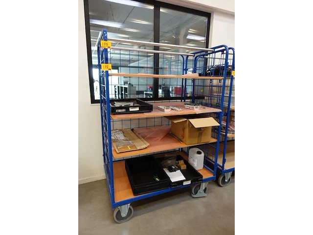 Verrijdbare magazijnkar - afbeelding 1 van  1