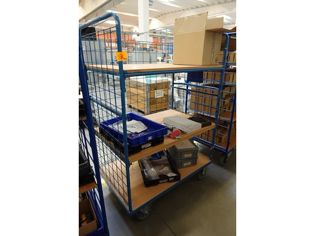 Verrijdbare magazijnkar - afbeelding 1 van  1