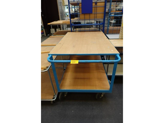 Verrijdbare magazijnkar - afbeelding 1 van  2