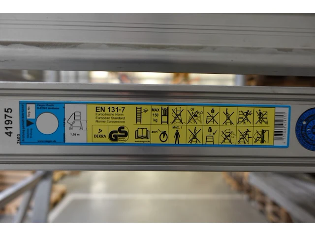Verrijdbare magazijntrap zarges - afbeelding 3 van  4