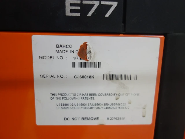 Verrijdbare materiaalkar bahco - afbeelding 7 van  13