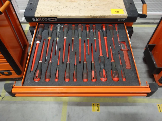 Verrijdbare materiaalkar bahco - afbeelding 5 van  11