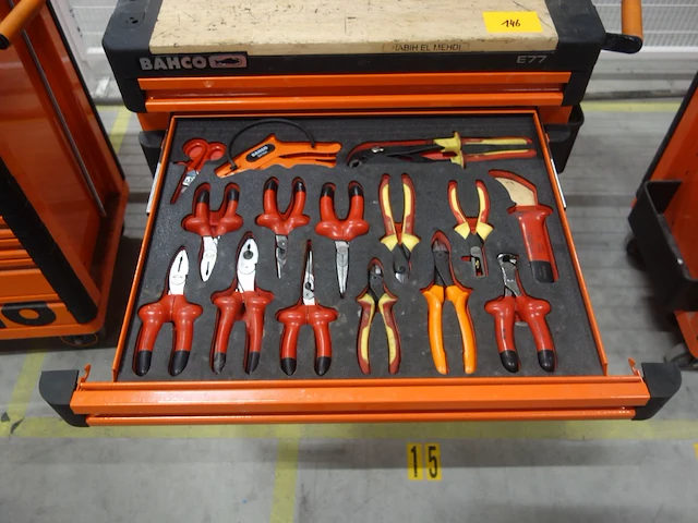 Verrijdbare materiaalkar bahco - afbeelding 6 van  11