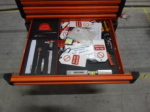 Verrijdbare materiaalkar bahco - afbeelding 4 van  9