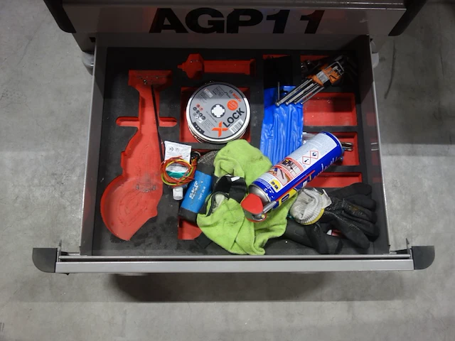 Verrijdbare materiaalkar bahco - afbeelding 4 van  12