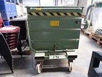 Verrijdbare metalen kipbak - afbeelding 2 van  4