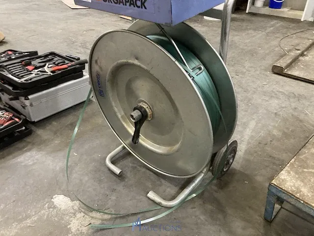 Verrijdbare ontsnoeringsbandhaspel met ontsnoeringsmachine - afbeelding 2 van  6