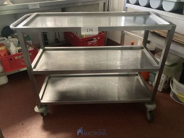 Verrijdbare opdienkar - afbeelding 1 van  3