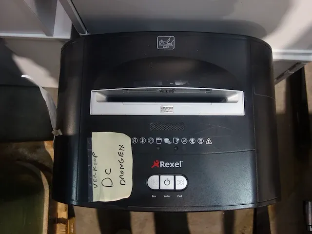 Verrijdbare papierversnipperaar rexel - afbeelding 2 van  4