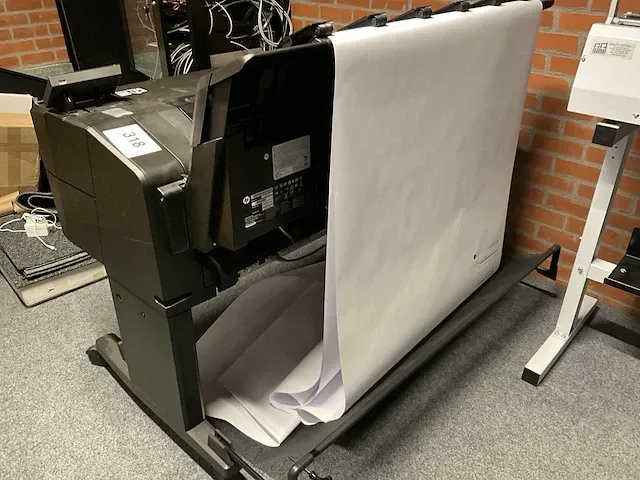 Verrijdbare postscript printer hp designjet t930 - afbeelding 5 van  6