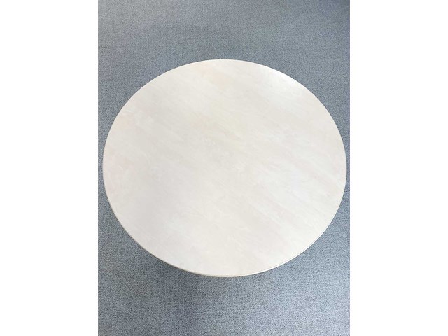 Verrijdbare ronde tafel - bijzettafel (6x) - afbeelding 2 van  9