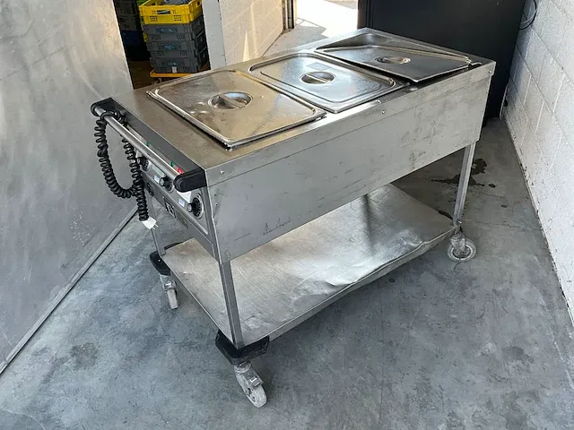 Verrijdbare rvs au-bain-marie blanco saw 3 - afbeelding 1 van  12