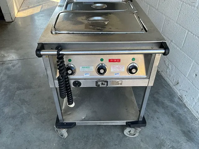 Verrijdbare rvs au-bain-marie blanco saw 3 - afbeelding 6 van  12