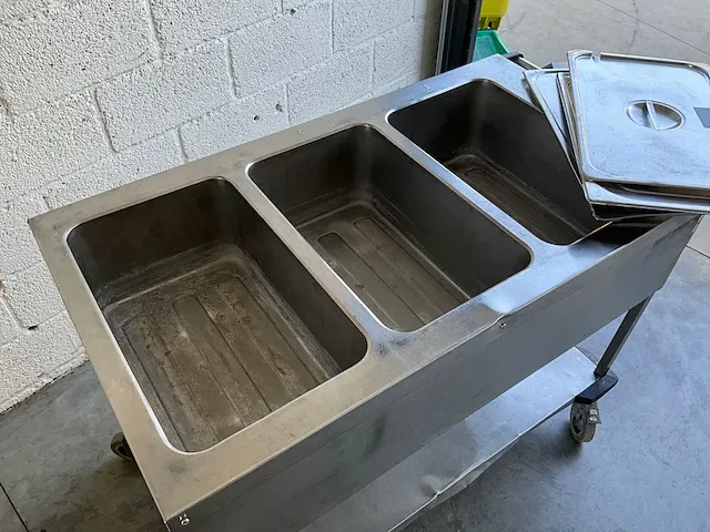 Verrijdbare rvs au-bain-marie blanco saw 3 - afbeelding 11 van  12
