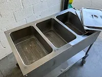 Verrijdbare rvs au-bain-marie blanco saw 3 - afbeelding 11 van  12