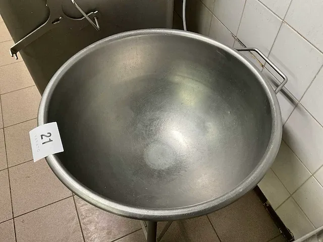 Verrijdbare rvs bolmengbak - afbeelding 3 van  3