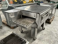 Verrijdbare rvs conveyor oven zesto cg4018 - afbeelding 3 van  7