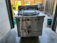 Verrijdbare rvs kookketel