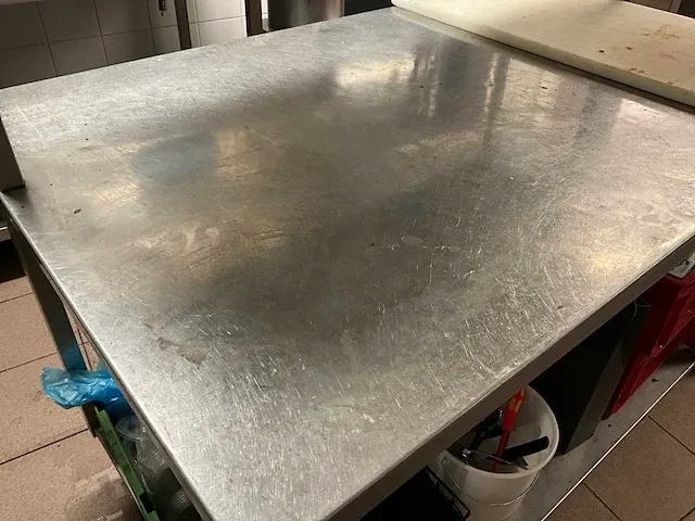Verrijdbare rvs werktafel alinox - afbeelding 5 van  5