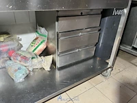 Verrijdbare rvs werktafel - afbeelding 3 van  5