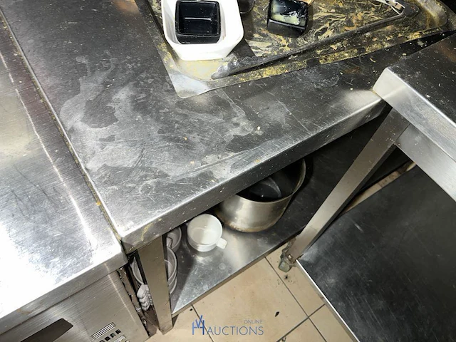 Verrijdbare rvs werktafel - afbeelding 5 van  5