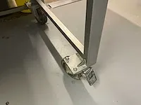 Verrijdbare rvs werktafel - afbeelding 3 van  5