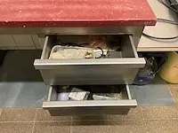 Verrijdbare rvs werktafel - afbeelding 4 van  4