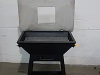 Verrijdbare stalen bbq - afbeelding 3 van  3