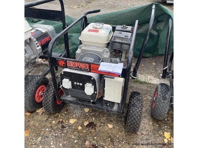 Verrijdbare stroomgroep europower, vv honda motor, werking niet gekend - afbeelding 1 van  3