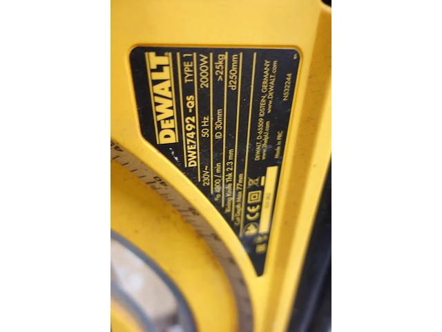 Verrijdbare tafelzaag dewalt - afbeelding 3 van  3