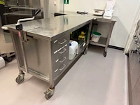 Verrijdbare werktafel (2x) - afbeelding 2 van  2