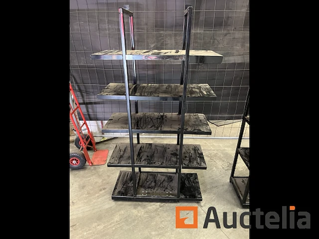 Verrijdbare winkelstelling 180x80x35cm - afbeelding 3 van  4