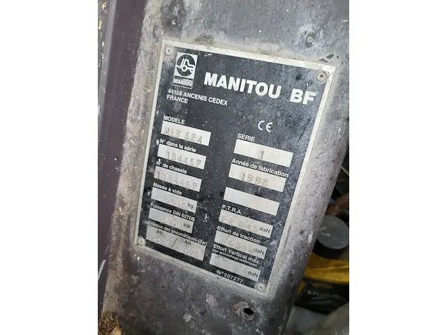 Verrijker manitou mlt 524 - afbeelding 16 van  17