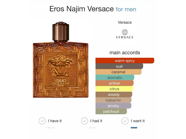 Versace - eros najim - pour homme - parfum - herenparfum - 100 ml - afbeelding 2 van  3