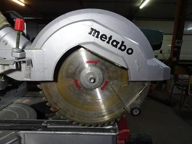 Verstek/afkortzaag metabo - afbeelding 4 van  5