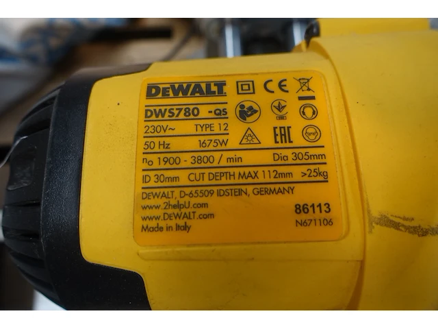 Verstekzaag dewalt - afbeelding 4 van  4