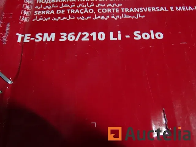 Verstekzaag draadloos einhell te-sm 36/210 li - solo - afbeelding 10 van  10