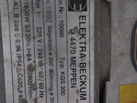 Verstekzaag op tafel elektra beckum - afbeelding 4 van  4