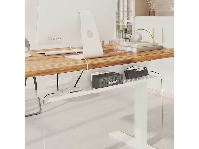 Verstelbaar elektrisch bureau 140 x 70 cm - afbeelding 2 van  12